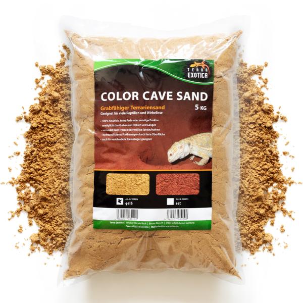 Terra Exotica Color Cave Sand gelb 5kg